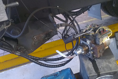 LKW in der Werkstatt