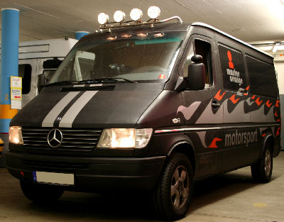 Sprinter-Beschriftung